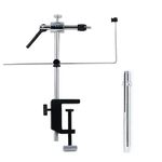 Bolsek Fly Tying Vise 360° Rotary Adjustable Fly Fishing Vise Practical Fly Tying Tool with Steel Reinforced Hook Jaw Durable Handy Fly Fishing Tackle