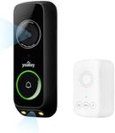 youkey Wireless Doorbell Camera with Chime, No Monthly Fee, 2K Video Doorbell with Dual Cam, AI + Radar + PIR Detection, 2.4/5GHz WiFi-6, Two-way Talk, Color Night Vision, Battery/Wired Powered, DB312