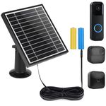 UYODM Solar Panel Charger Compatible with Blink Video Doorbell/Blink Outdoor 4(4th) / XT3 / XT2 / XT Cam,Power Your Doorbell or Outdoor Cam Continuously with 11.8 Ft Cable,AL Alloy Frame Durable