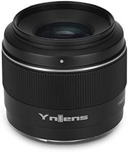 YONGNUO YN50mm F1.8S Lens, 50mm F1.8 Larege Aperture, APS-C Standard Prime E-Mount, Auto Manual Focus AF MF USB for Sony Cameras Black