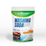 Go Garden Washing Soda Powder 400GM (SUPER TRIAL PACK) - 100% Pure Laundry Booster Sodium Carbonate | Eco-Friendly Cleaning Agent | Stain Remover & Water Softener | Multi-Purpose Household Cleaner