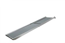 PetSafe Happy Ride Extra-long Telescoping Dog Ramp, Portable Pet Ramp, Great for Cars, Trucks and 4X4s, Durable Aluminium Frame Supports up to 140 kg, Side Rails and High-Traction Surface Design