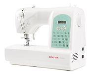 Singer 6660 Computerised Sewing Machine, Metal, White, Mint Panel, One Size