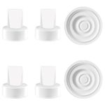 6pcs Pump Parts Set,4pcs Duckbill Valves and 2pcs Silicone Membrane Replacement Parts Compatible with Spectra S1 Spectra S2 Spectra 9 Plus Breast Pumps