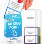 GET Talking: Family - 150 Expert-Written Questions on 50 Conversation Starter Cards for Families - Fun Family Conversation Starter Card Game for Kids and Adults to Enjoy Together