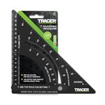 TRACER 7" ProSquare Adjustable Measuring Tool (Professional Construction Square Tool with Lockable arm and Easy to Read Laser Markings)