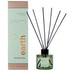 Stoneglow Elements Collection - Earth - Green Apple & Lime 100ml Scented Reed Diffuser (Green)