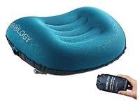 TREKOLOGY Pillow ALUFT 2.0, Camping Pillow for Sleeping, Inflatable Pillow, Inflatable Travel Pillow Camp Pillow, Oreiller de Voyage Backpacking Pillow Comfy Air Pillow for Camping Oreiller Camping