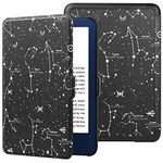 HGWALP Case for New Amazon Kindle 6"(11th Generation,2024/2021 Release), Folio Ultra Slim PU Leather Cover with Auto Sleep and Wake, Protective Case for Kindle 2024 6 inch-Constellation