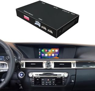 Wireless CarPlay Android Auto Decoder Retrofit Kits Compatible with Lexus GS250 GS300 GS350 GS450 for Joystick from 2012-2015, Supprot Mirror Link, Back-up Camera, USB Stick Playback