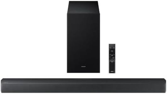 Samsung B-Series Sound Bar for Smart tv, HW-B650F 3.1 Ch DTS Virtual: X - Black, Q-Symphony, Voice Enhance Mode, Wireless Surround Sound Compatible