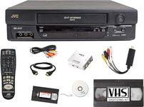 JVC VCR VHS Transfer w/Remote, USB 