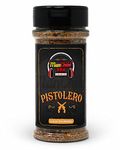 Pistolero All Natural Mexican Seasoning from Manchild - Fajita & Taco Seasoning Mix - Great for Tex Mex Dishes : Pulled Pork, Chicken, Pollo Asado, Carne Asada - Gluten Free, No MSG - 5.25oz