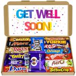 Get Well Gift | Mega Variety Chocolate Selection Box | Large Letterbox Chocolate Hamper | Gifts for Men, Gifts For Women, Gifts For Kids (Get Well Soon)