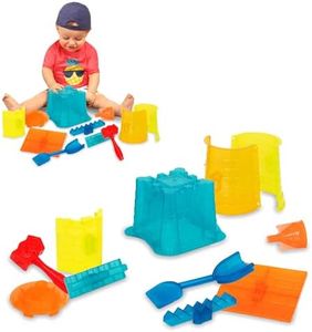 Battat – Sand Toys for Kids – 11pc Sandcastle Building Kit with Molds and Shovel – Outdoor Sandbox Toys – Sand Castle Play Set – 3 Years + – Sand Castle Play Set