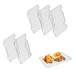 YOUNTHYE 5PCS Cooling Rack, 22x16cm Small Cooling Racks for Baking Stainless Steel Wire Rack for Oven, Cake Cooling Rack Roasting Rack Multi-Purpose for Baking, Grilling, Dishwasher Safe