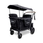 Wonderfold L4 Quad Stroller Wagon (4 Seater) for Kids - Versatile, Foldable, All-Terrain Wagon with Canopy and Storage