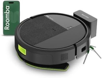 iRobot Roomba 115X Combo Robot Vacuum & Mop, 15,000 Pa, Easy to use, Intense Power-Lifting Suction, LiDAR Navigation, Multiple Cleaning Modes, Avoids Mopping Carpets, Self-Charging