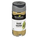 McCormick Gourmet (MCCO3), New Bottle, Premium Quality Natural Herbs & Spices, Ground Sage, 14g