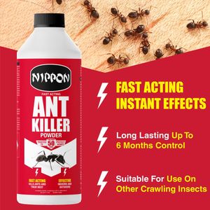 Nippon Ant Killer Powder 500g – Fast Acting Indoor & Outdoor Pest Control