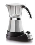 De'Longhi EMK6 for Authentic Italian Espresso, 6 Cups, One Size, Stainless Steel,