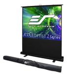 Elite Screens Free-Standing Portable Projection Screen Scissor-Backed Free-Standing Mechanism. Home Theater Projection Screen (F52XWV2)