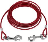 PSK PET MART 5 ft Tie-Out Cable for Dogs up to 60 lbs, Suitable for Small and Medium Dog,-m Colour May Vary