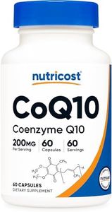 Nutricost CoQ10 100mg, 120 Vegetarian Capsules, 120 Servings - Coenzyme Q10