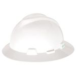 MSA 454733 V-Gard Protective Hat with Staz-On Suspension, Wh