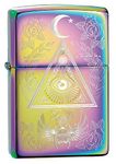 Zippo Multicolor Eye of Providence Design Pocket Lighter Windproof Stylish Premium Metal Body Eco Environment-Friendly Unique Stylish Travel Friendly
