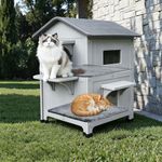 Rockever Plastic Outdoor Cat House