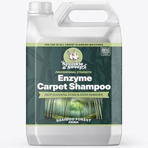 Sprinkle & Sweep Enzyme Carpet Cleaner - Enzyme Carpet Shampoo (64oz) - Carpet Cleaner Solution to Eliminate Tough Stains & Neutralize Odors - Removes Dog, Cat, All Pets Urine- Use with All Machines