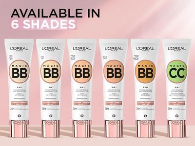 L'Oréal Paris Magic BB Cream SPF 20, 5-in-1 Skin Tint, Medium, 30ml