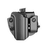 Orpaz C-Series PPQ Holster Compatible with Walther PPQ Holster, OWB Holster, Level II Retention, with Walther PPQ m2 Magazine Holder - Unisex - Will Secure Your Handgun with a Tactical Appearance