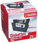 3.5" Floppy Diskettes, IBM-Formatted, DS/HD, 25/Pack by IMATION (Catalog Category: Computer/Supplies & Data Storage / Data Storage)