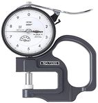 Mitutoyo 7326S Dial Thickness Gauge, Inch, Flat Anvil, Fine Dial Reading Type, 0-0.05" Range, 0.0001" Graduation, Plus /-0.0002" Accuracy