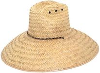 Peter Grimm Sun Hat for Women and Men - Sebastian Lifeguard Hat with UV Protection - Hard Shell Straw Hat for Outdoors - Wide Brim Beach Hat - One Sized UPF Sun Hats - Unisex Summer Hat