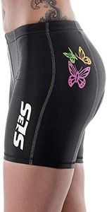 SLS3 Womens Triathlon Tri Bike Shorts | Women's 6 inch Black | Super Comfy and Durable | German Designed S Black