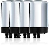 Faucet Water Filter Replacement for Brita Faucet Filtration Systems Compatible with Brita 36311 On Tap Faucet Filters System for Sink FR-200 FF-100 - Pack of 4 - Fits All Brita Tap Water Filters