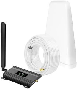 Cell Booster AT&T Cell Phone Signal Booster T Mobile US Cellular AT&T Signal Booster 5G 4G LTE Band 12, 17 ATT Cell Phone Booster T Mobile Signal Booster Cricket ATT Extender Cellular Booster for Home