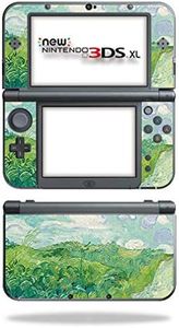 MightySkins Skin Compatible with Nintendo New 3DS XL (2015) - Green Wheat Fields | Protective, Durable, and Unique Vinyl Decal wrap Cover | Easy to Apply, Remove, and Change Styles | Made in The USA