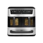 Cuisinart Tri Zone 13.6L Air Fryer & Oven Stainless Steel | PFAS-Free | XXXL capacity | 3 Independent Cooking Zones | Dual 4.3L Air Frying Baskets + 5L Oven Drawer | 9-in-1 Cooking Functions