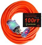 Century Contractor Grade 100' 10 Gauge Power Extension Cord 10/3 Plug by Century