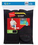 Hanes Men's Cushion Crew Socks 6-Pack