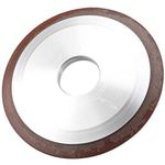 Diamond Grinding Cup Grinder Wheels 180 Grit Resin Lathe Tool Sharpening Disc Replacement 4.9" OD 32mm Dia Hole