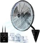 AZOUTDOOR 20” Wall Mount Fan 7000 C