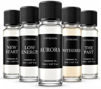 JustBloom Hotel Diffuser Oil Set, 5 Scents, 5 x 20 mL
