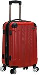 Rockland London Hardside Spinner Wheel Luggage, Red, Carry-On 20-Inch, Red, Carry-On 20-Inch, London Hardside Spinner Wheel Luggage