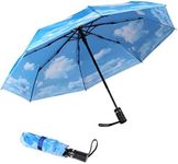 SY COMPACT Travel Umbrella Automatic Windproof Umbrellas Strong Compact Umbrella for Women Men