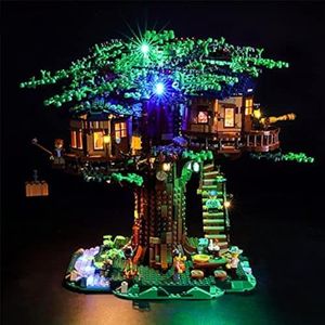 GEAMENT Upgraded Version LED Light Kit for Ideas Treehouse - Compatible with Lego 21318 Building Blocks Model (Lego Set Not Included) (with Instruction)